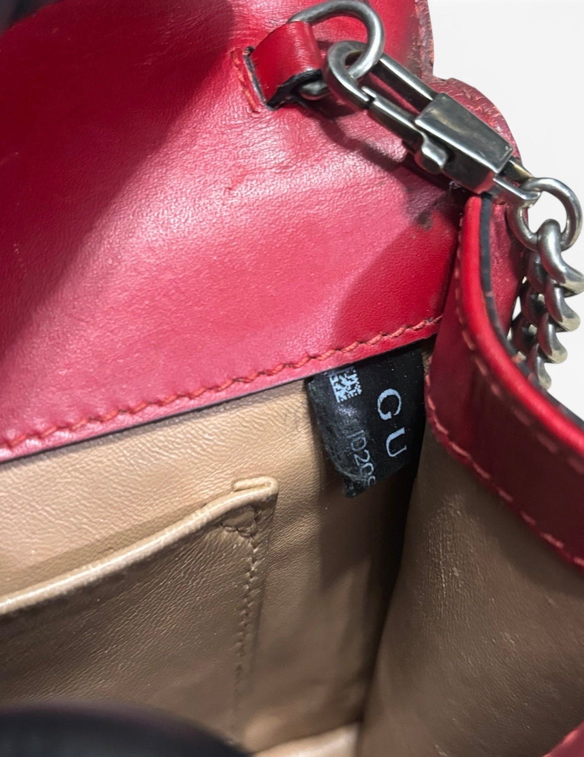 Gucci Lilith Red Leather Snake Head Shoulder Bag product photograph 13 - VaultedVIP