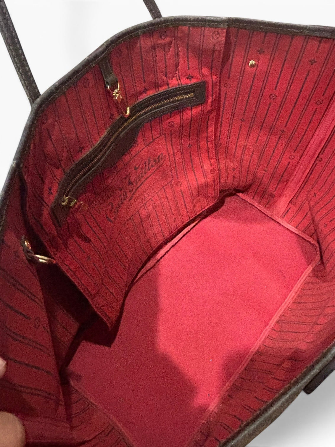Louis Vuitton Neverfull GM Damier Ebene Tote 2008 product photograph 13 - VaultedVIP