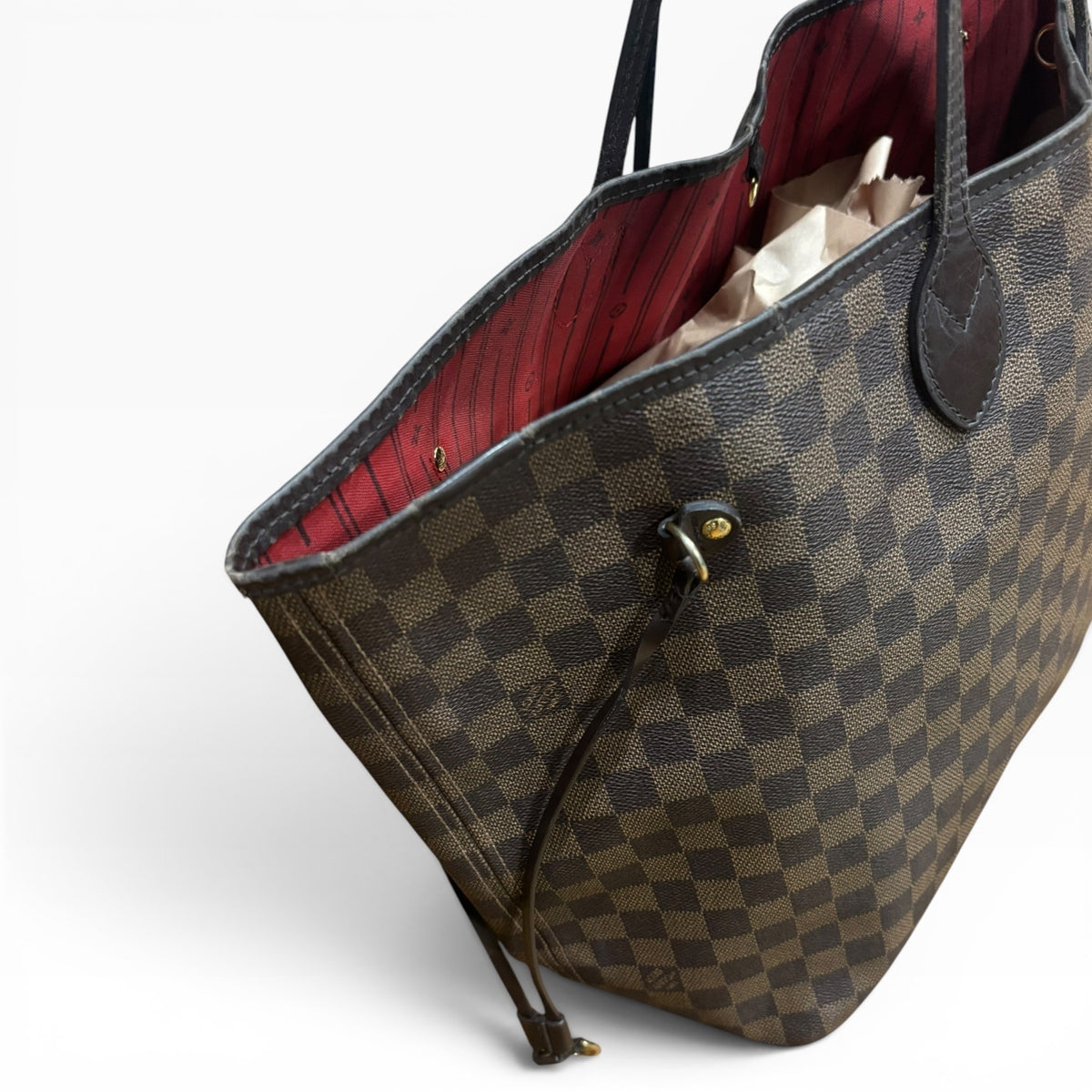 Louis Vuitton Neverfull GM Damier Ebene Tote 2008 product photograph 6 - VaultedVIP