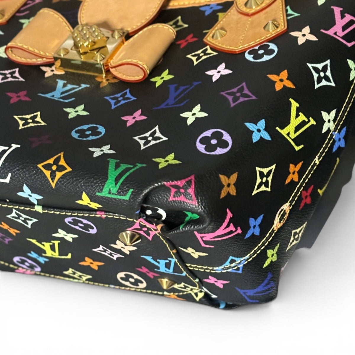 Louis Vuitton Murakami Annie MM Black Multicolore Bag product photograph 13 - VaultedVIP