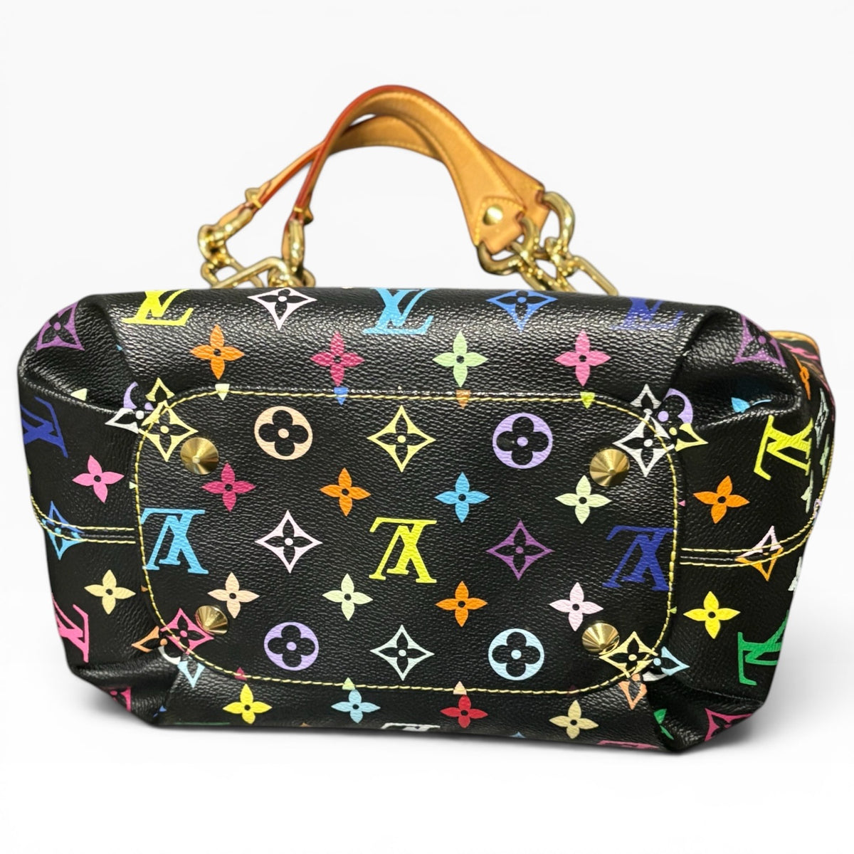 Louis Vuitton Murakami Annie MM Black Multicolore Bag product photograph 14 - VaultedVIP