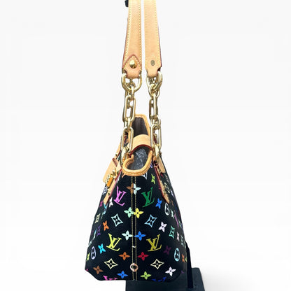 Louis Vuitton Murakami Annie MM Black Multicolore Bag product photograph 17 - VaultedVIP