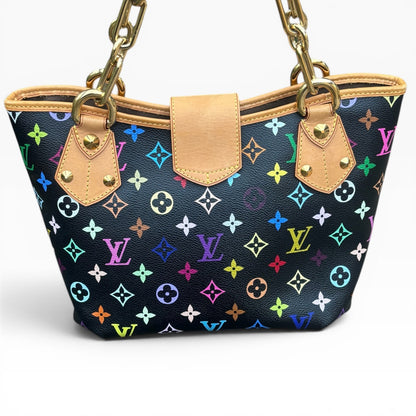 Louis Vuitton Murakami Annie MM Black Multicolore Bag product photograph 7 - VaultedVIP