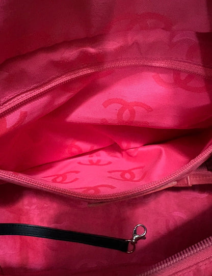 CHANEL Cambon Tote Black Hot Pink product photograph 13 - VaultedVIP