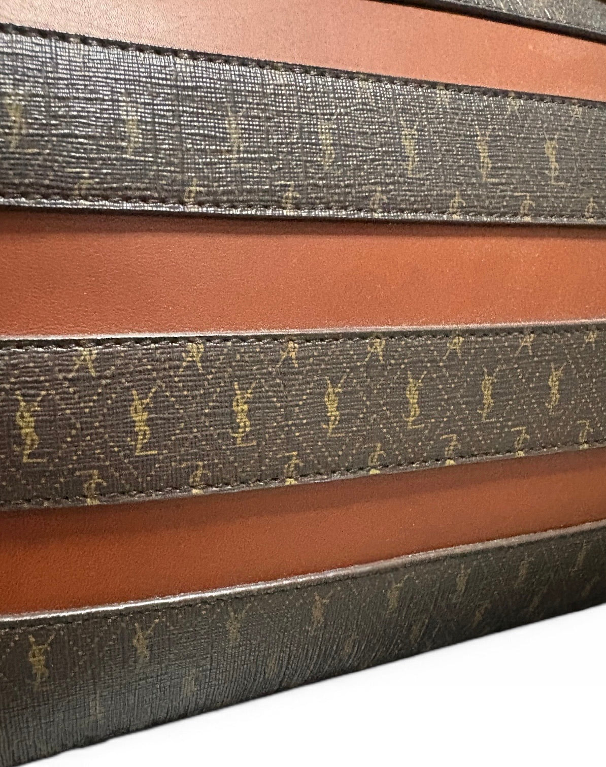 Saint Laurent Monogram Duffle Brown 533480 product photograph 4 - VaultedVIP
