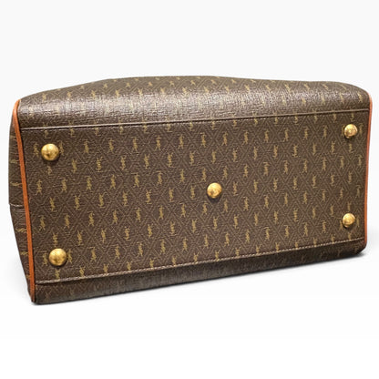 Saint Laurent Monogram Duffle Brown 533480 product photograph 13 - VaultedVIP