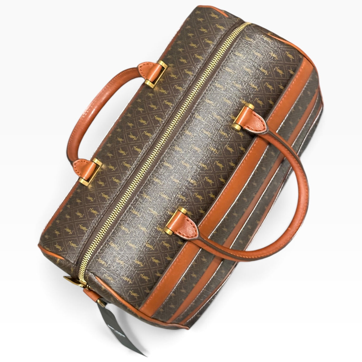 Saint Laurent Monogram Duffle Brown 533480 product photograph 10 - VaultedVIP
