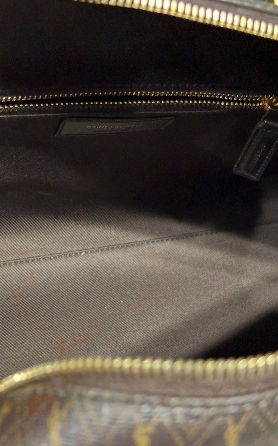 Saint Laurent Monogram Duffle Brown 533480 product photograph 14 - VaultedVIP
