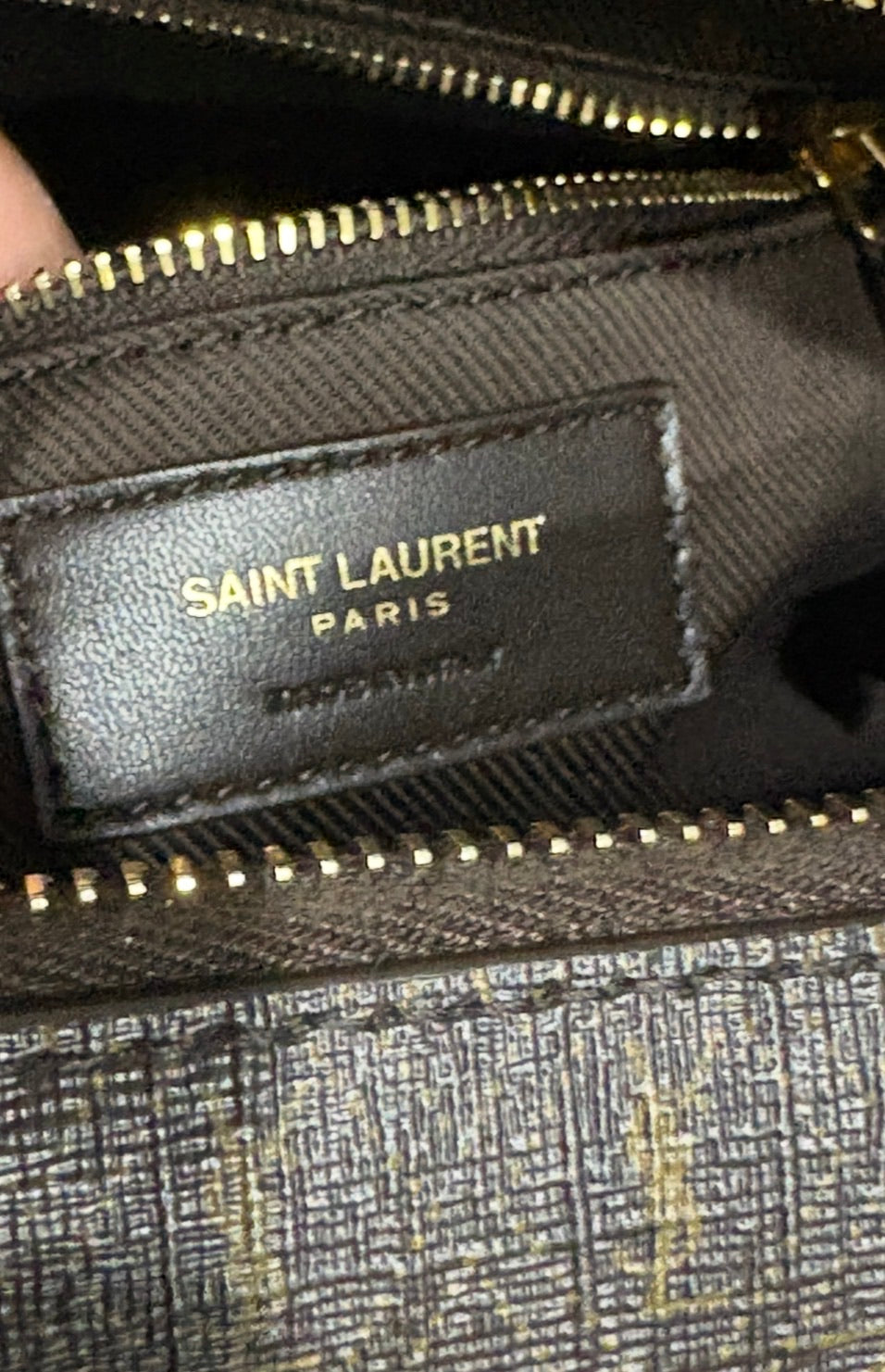 Saint Laurent Monogram Duffle Brown 533480 product photograph 15 - VaultedVIP