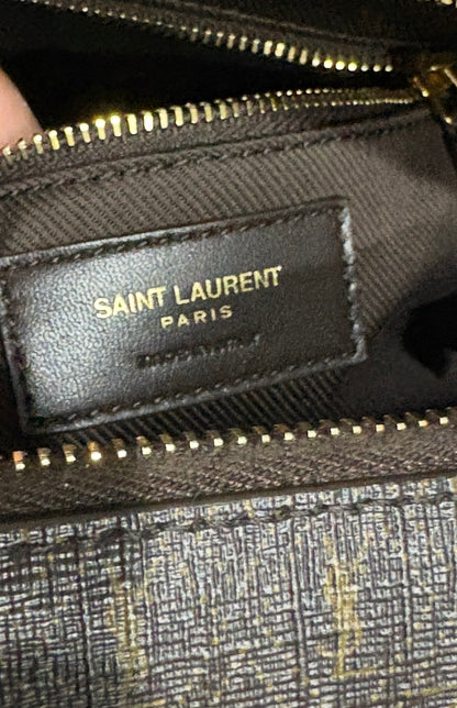 Saint Laurent Monogram Duffle Brown 533480 product photograph 15 - VaultedVIP
