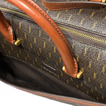 Saint Laurent Monogram Duffle Brown 533480 product photograph 12 - VaultedVIP
