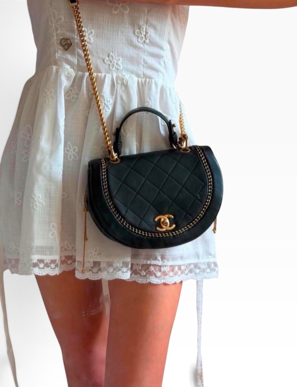CHANEL Chain Around Top Handle Flap product photograph 4 - VaultedVIP