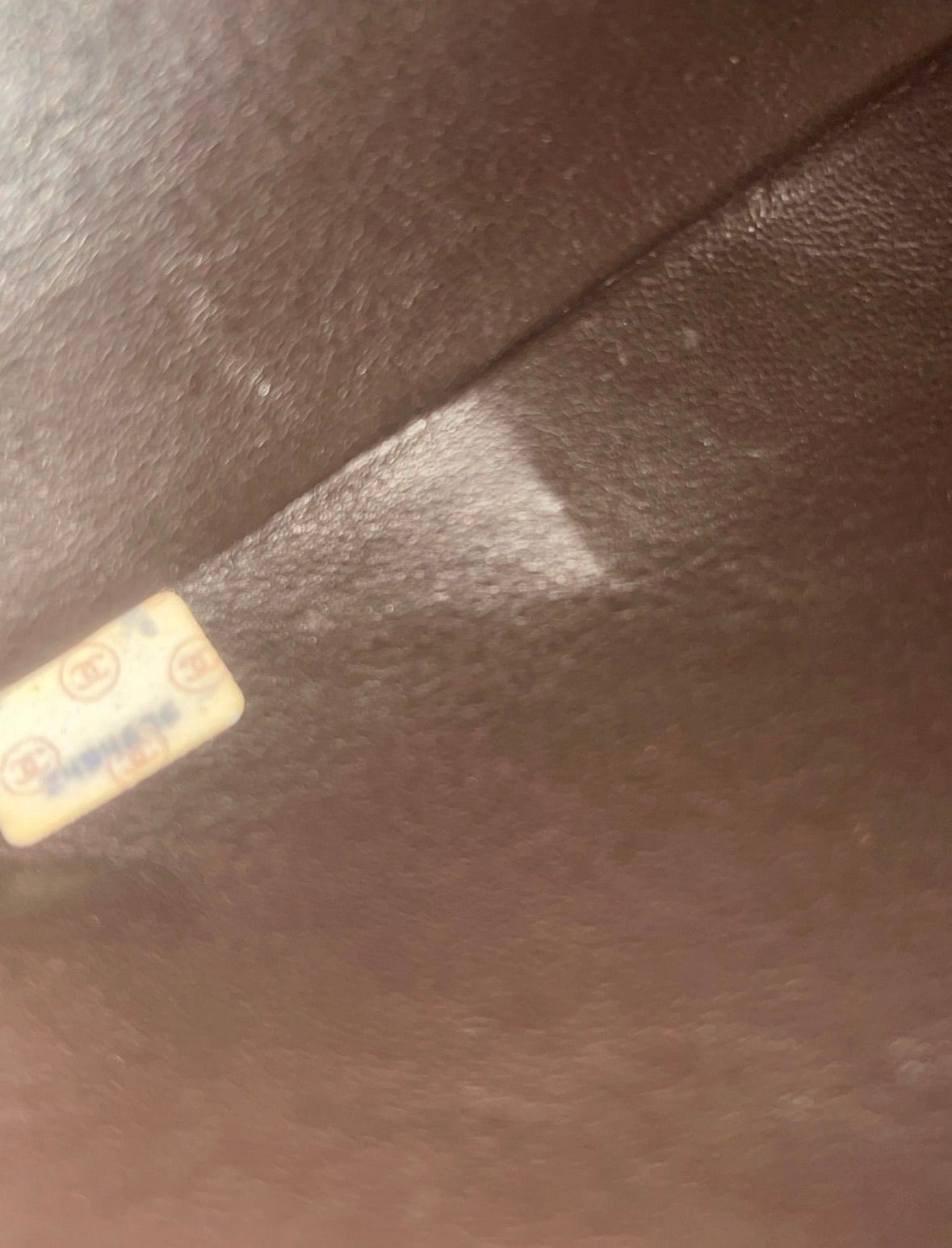 CHANEL Vintage Maxi Big Logo Flap Brown 24K product photograph 12 - VaultedVIP