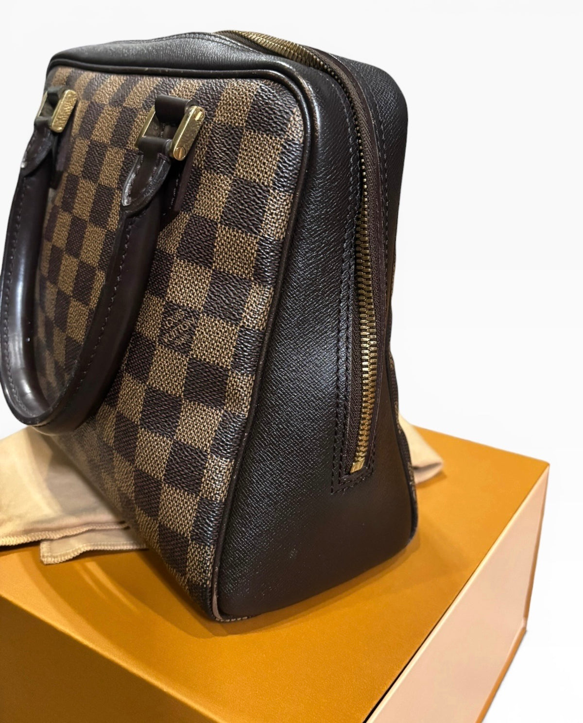 Louis Vuitton Brera N51150 Damier Ebene Satchel product photograph 3 - VaultedVIP