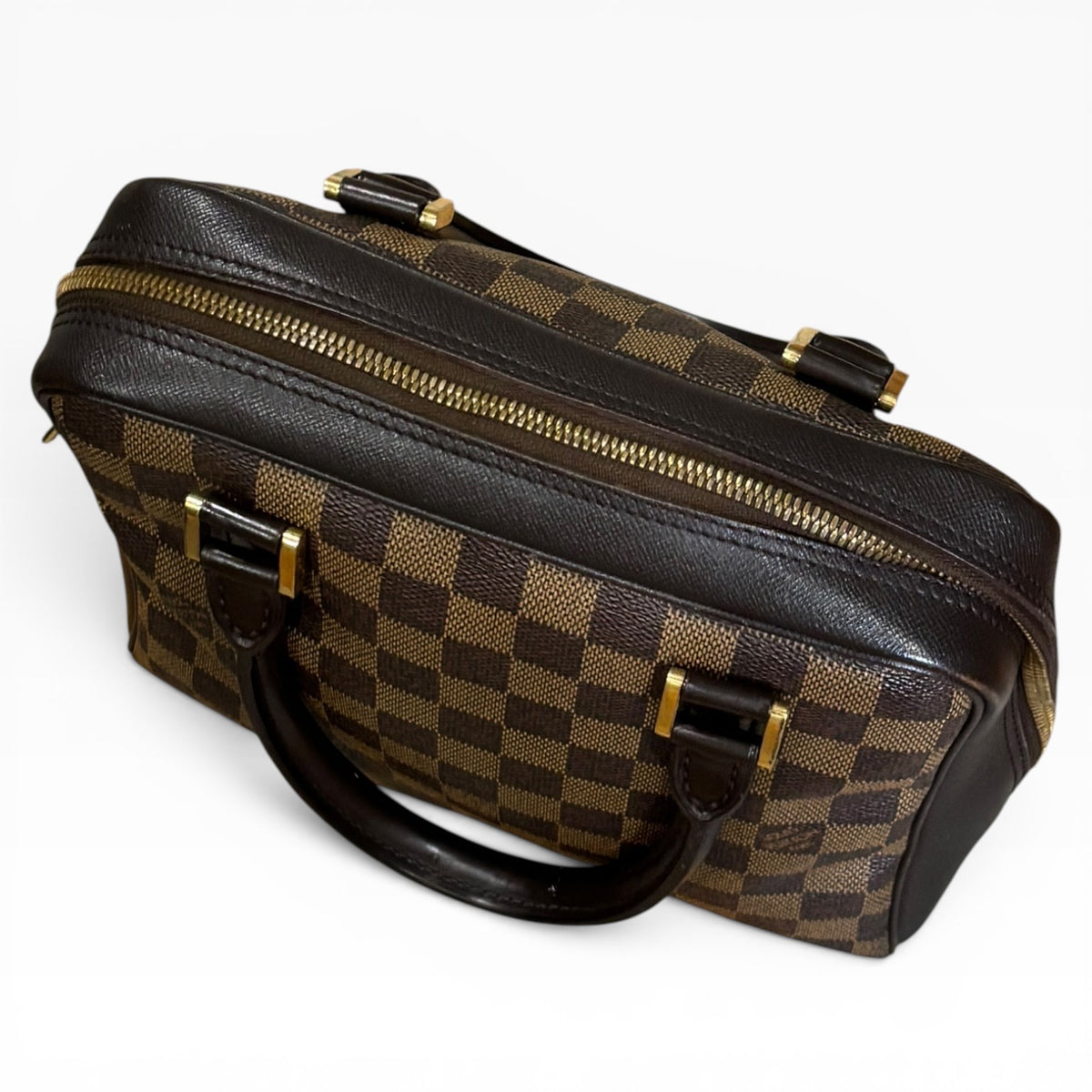 Louis Vuitton Brera N51150 Damier Ebene Satchel product photograph 6 - VaultedVIP