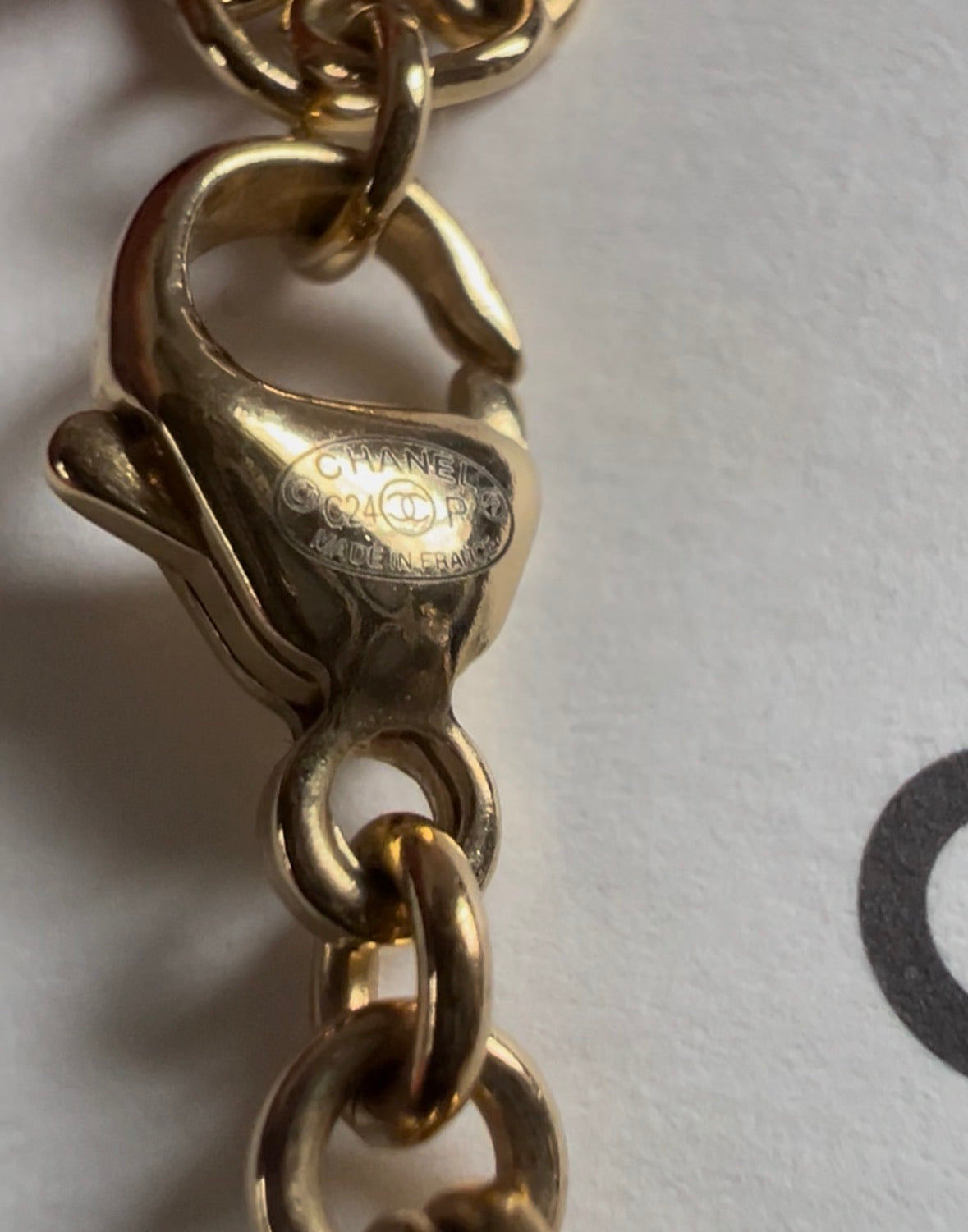 CHANEL 24P Crystal Multi-Chain CC Necklace product photograph 3 - VaultedVIP