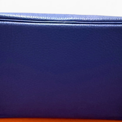 Hermès Birkin 30 Handbag Bleu Electrique Togo Leather Gold Hardware product photograph 5 - VaultedVIP