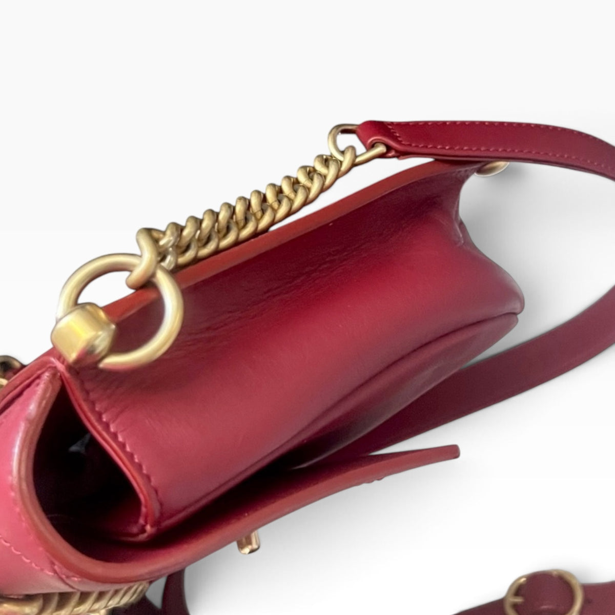 Chanel Trendy CC Medium Flap Bag Burgundy product photograph 6 - VaultedVIP