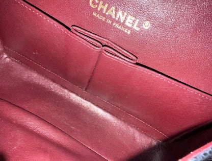 CHANEL Classic Double Flap Black Caviar Gold