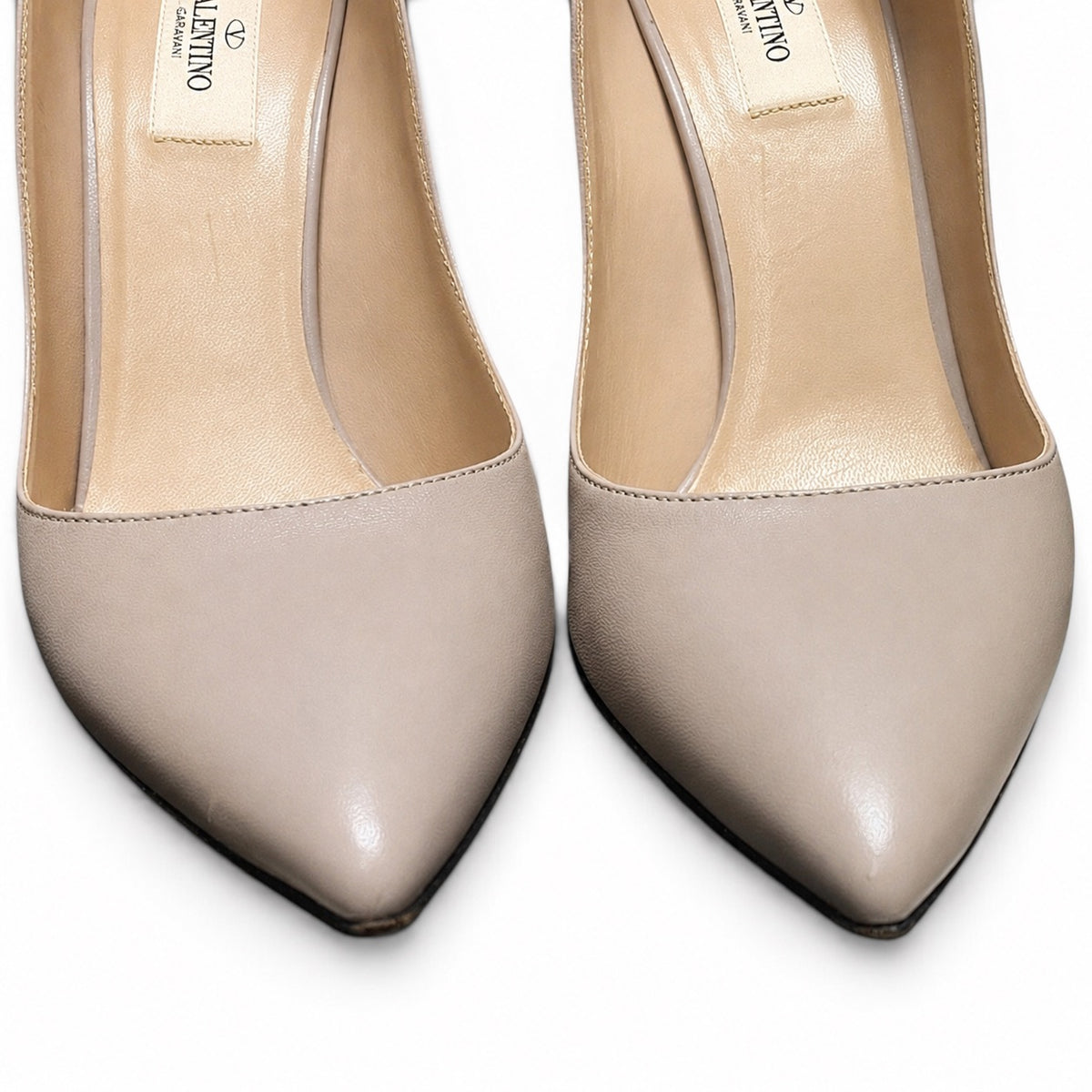 Valentino Garavani Rockstud Wrap Pumps Nude Black 38.5 product photograph 4 - VaultedVIP
