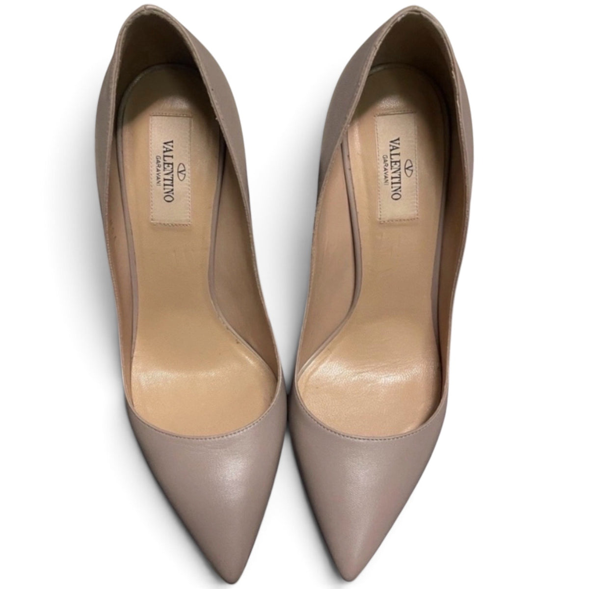 Valentino Garavani Rockstud Wrap Pumps Nude Black 38.5 product photograph 5 - VaultedVIP