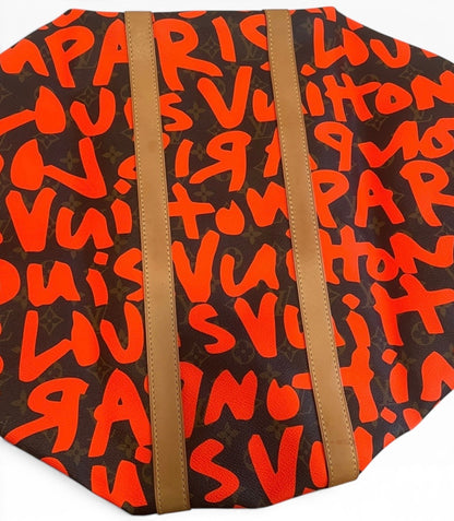 Louis Vuitton Sprouse Graffiti Keepall 50 Orange product photograph 12 - VaultedVIP