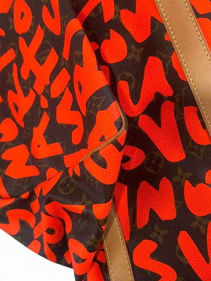 Louis Vuitton Sprouse Graffiti Keepall 50 Orange product photograph 8 - VaultedVIP