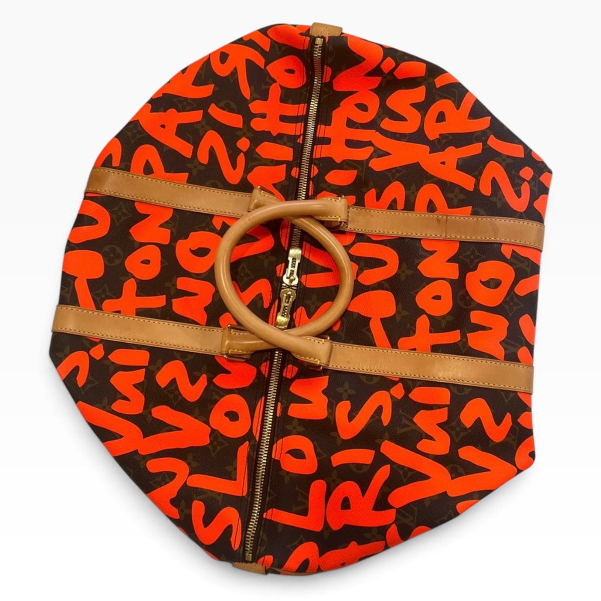 Louis Vuitton Sprouse Graffiti Keepall 50 Orange product photograph 13 - VaultedVIP
