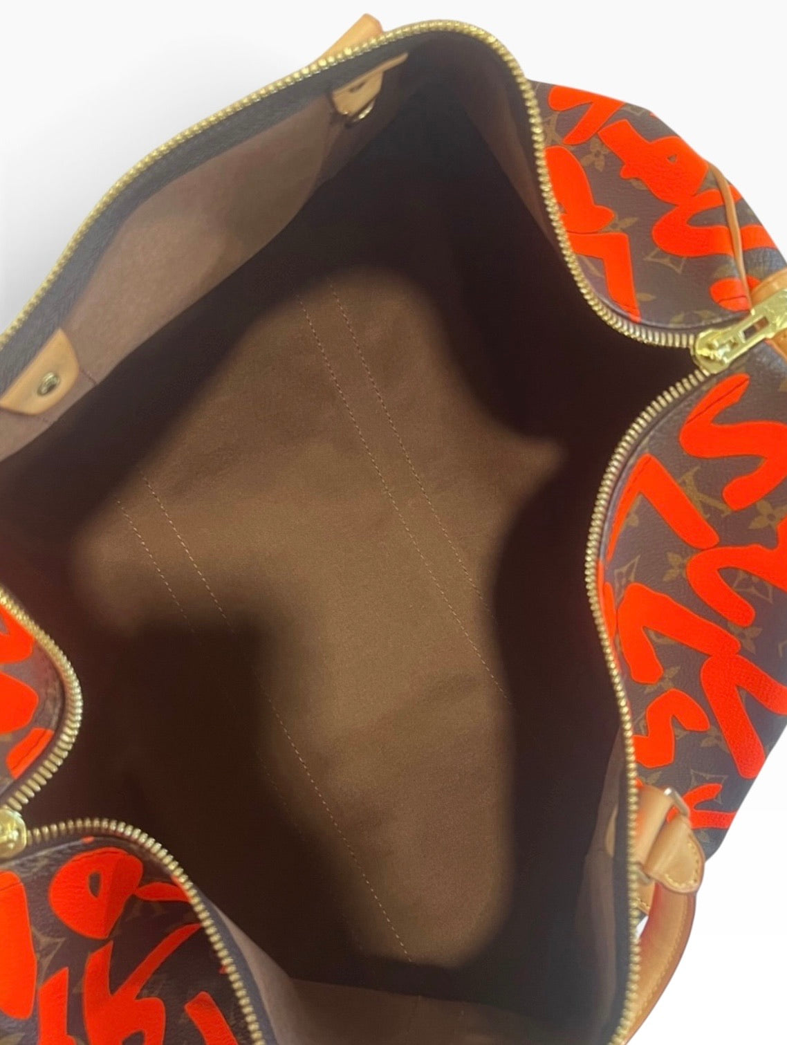 Louis Vuitton Sprouse Graffiti Keepall 50 Orange product photograph 9 - VaultedVIP