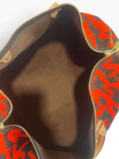 Louis Vuitton Sprouse Graffiti Keepall 50 Orange product photograph 9 - VaultedVIP