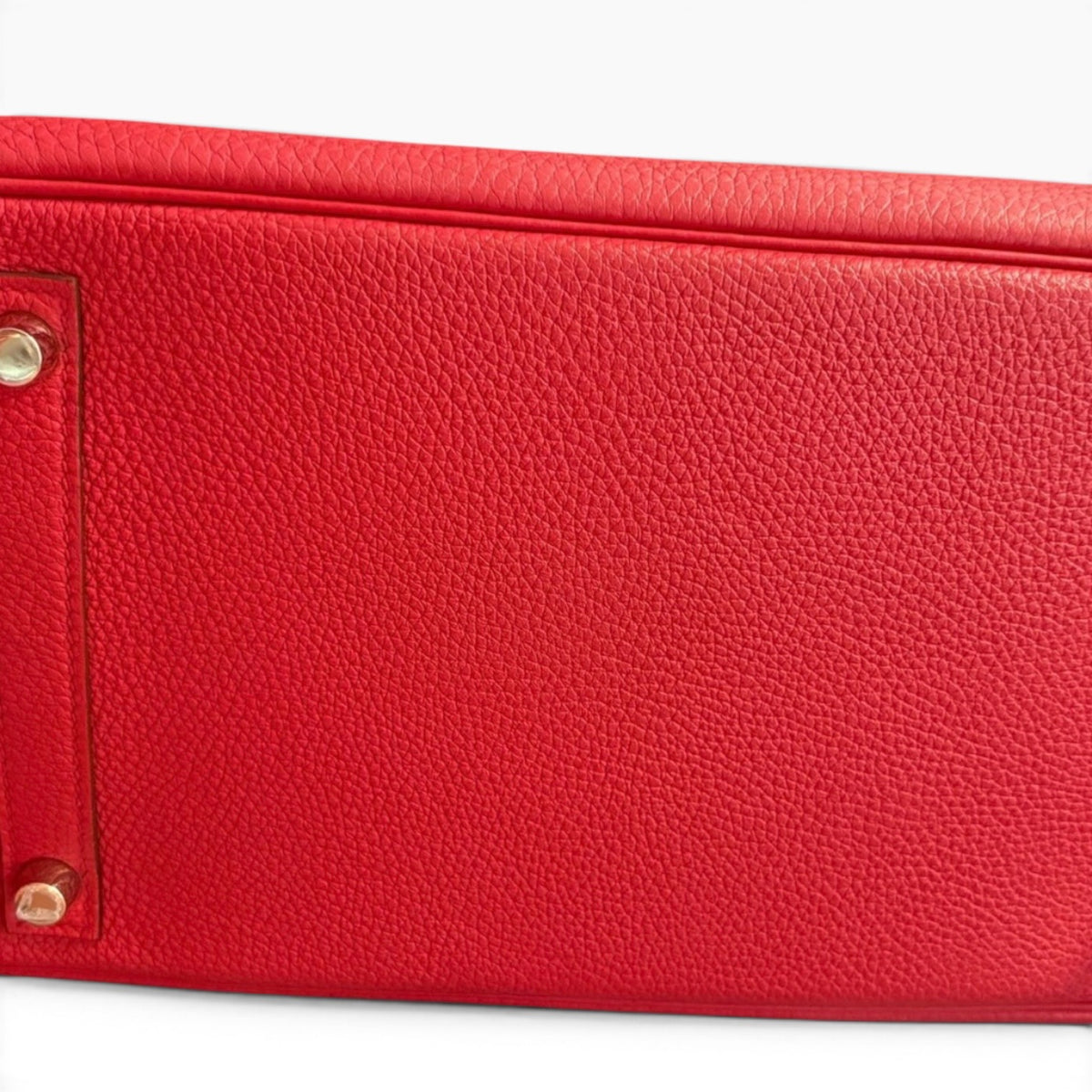 HERMES Birkin 30 Rouge Casaque Togo Gold product photograph 4 - VaultedVIP