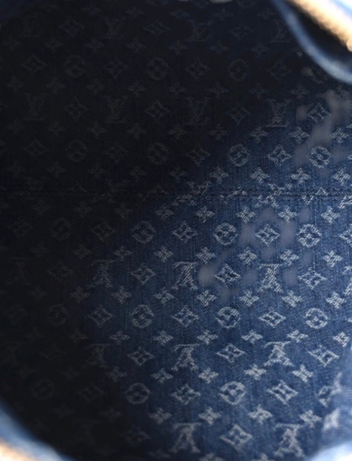 Louis Vuitton Speedy Soft 30 Blue Denim product photograph 9 - VaultedVIP