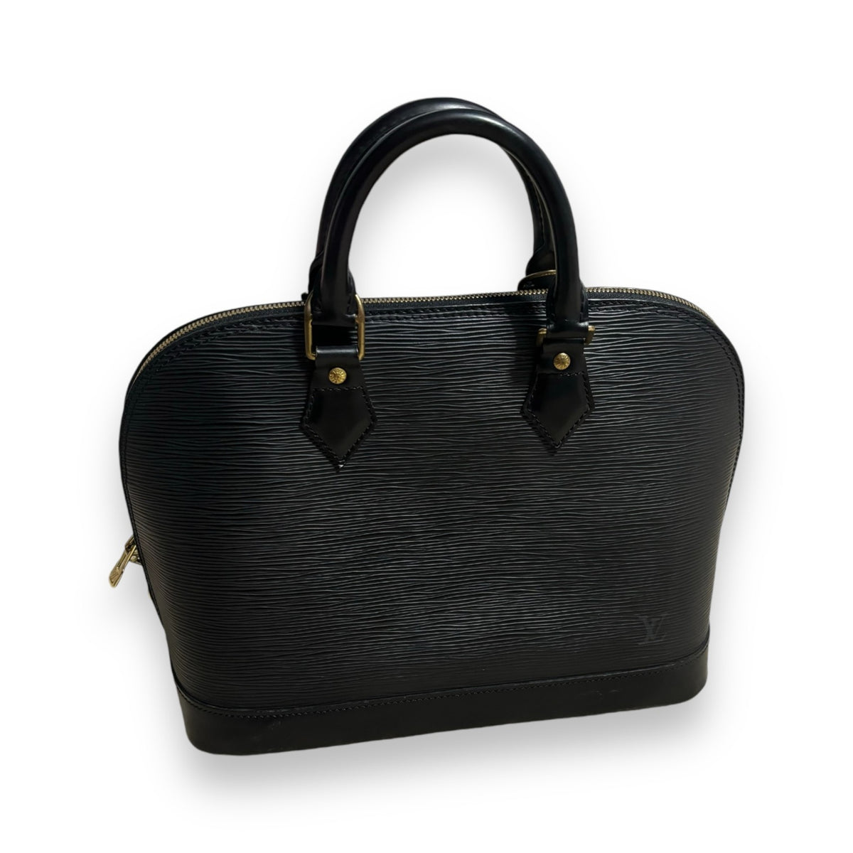 Louis Vuitton Black Epi Alma PM product photograph 1 - VaultedVIP