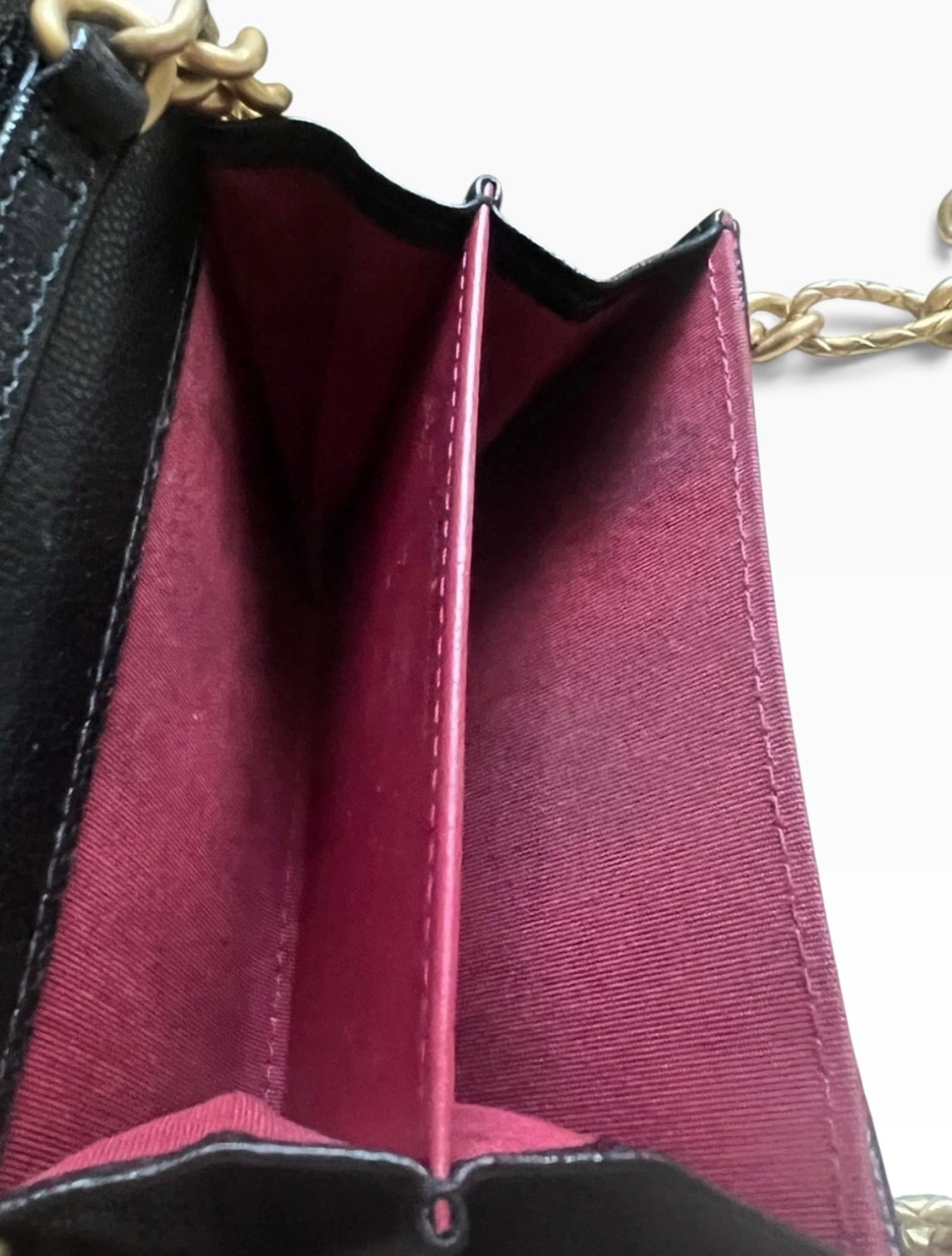 CHANEL Miss Coco Black Caviar Card Holder On Chain product photograph 10 - VaultedVIP