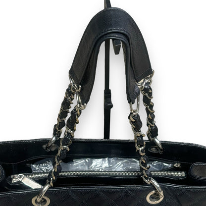 CHANEL Grand Shopping Tote GST Black Caviar Silver product photograph 11 - VaultedVIP