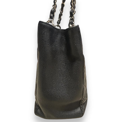 CHANEL Grand Shopping Tote GST Black Caviar Silver product photograph 9 - VaultedVIP