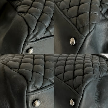 CHANEL Bubble Tote Black Lambskin Silver 17 Series product photograph 10 - VaultedVIP