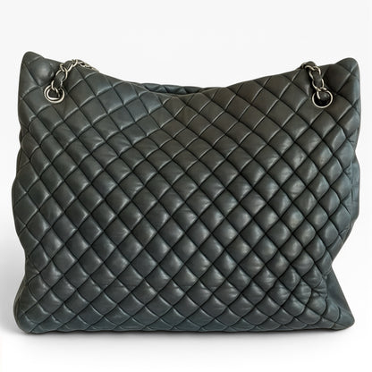 CHANEL Bubble Tote Black Lambskin Silver 17 Series product photograph 3 - VaultedVIP