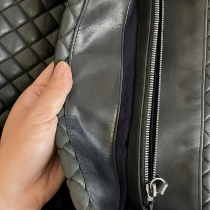 CHANEL Bubble Tote Black Lambskin Silver 17 Series product photograph 8 - VaultedVIP