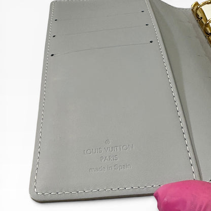 Louis Vuitton Agenda PM Silver Monogram Vernis product photograph 11 - VaultedVIP