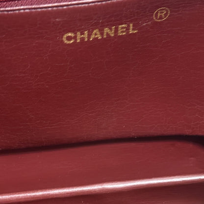 CHANEL Vintage 1980s Black Lambskin Single Flap product photograph 17 - VaultedVIP