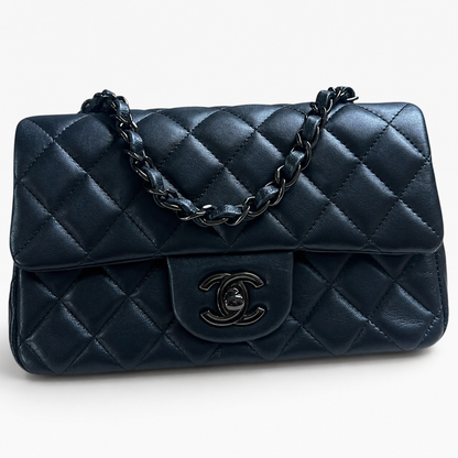 CHANEL Classic Double Flap Black Caviar Black Hardware product photograph 5 - VaultedVIP