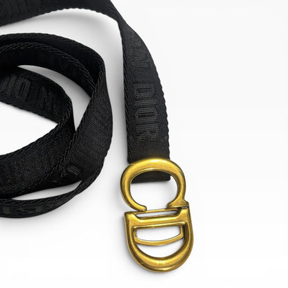 Christian Dior Mini Saddle Belt Bag Navy Oblique product photograph 6 - VaultedVIP