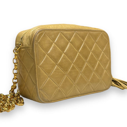 CHANEL Vintage Bijoux Tassel Metallic Gold Shoulder Bag product photograph 5 - VaultedVIP