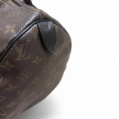 Louis Vuitton Vintage Speedy 30 Monogram Black Refinished Trim 1997 product photograph 6 - VaultedVIP