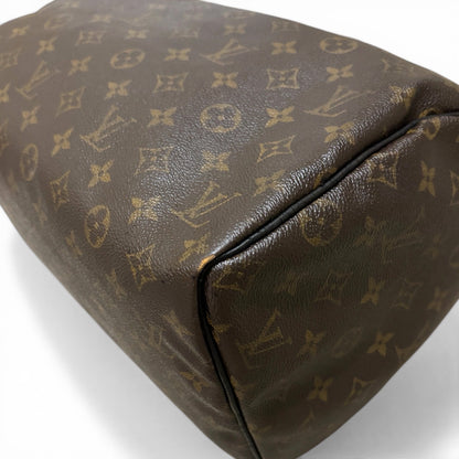 Louis Vuitton Vintage Speedy 30 Monogram Black Refinished Trim 1997 product photograph 8 - VaultedVIP
