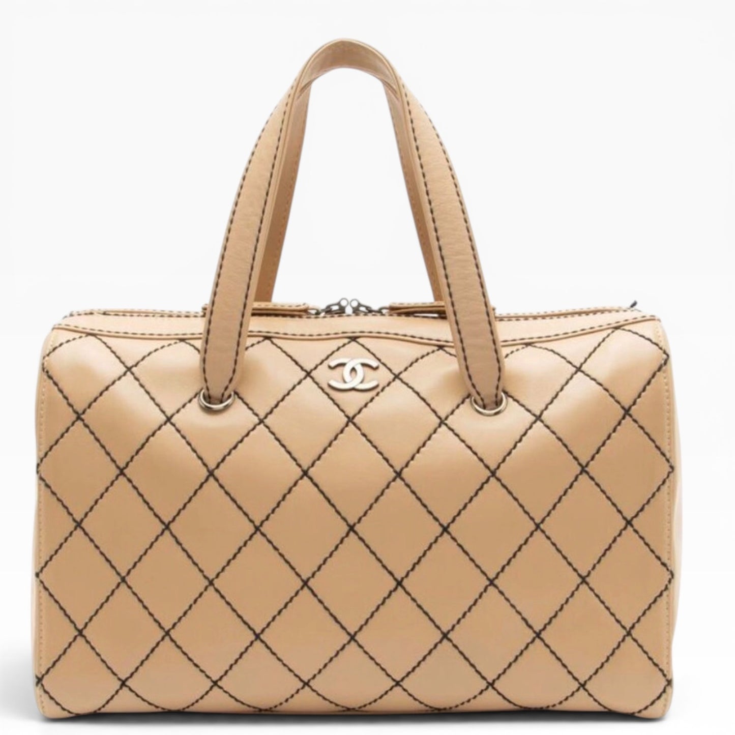 CHANEL Stitched Bowler Duffel