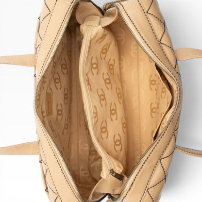 CHANEL Stitched Bowler Duffel