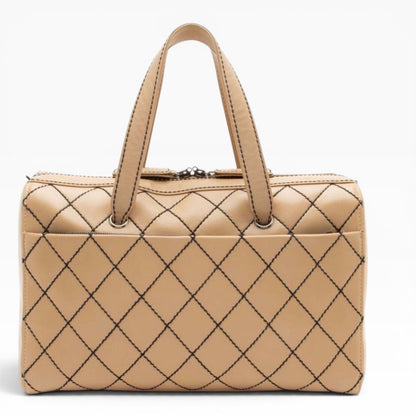 CHANEL Stitched Bowler Duffel