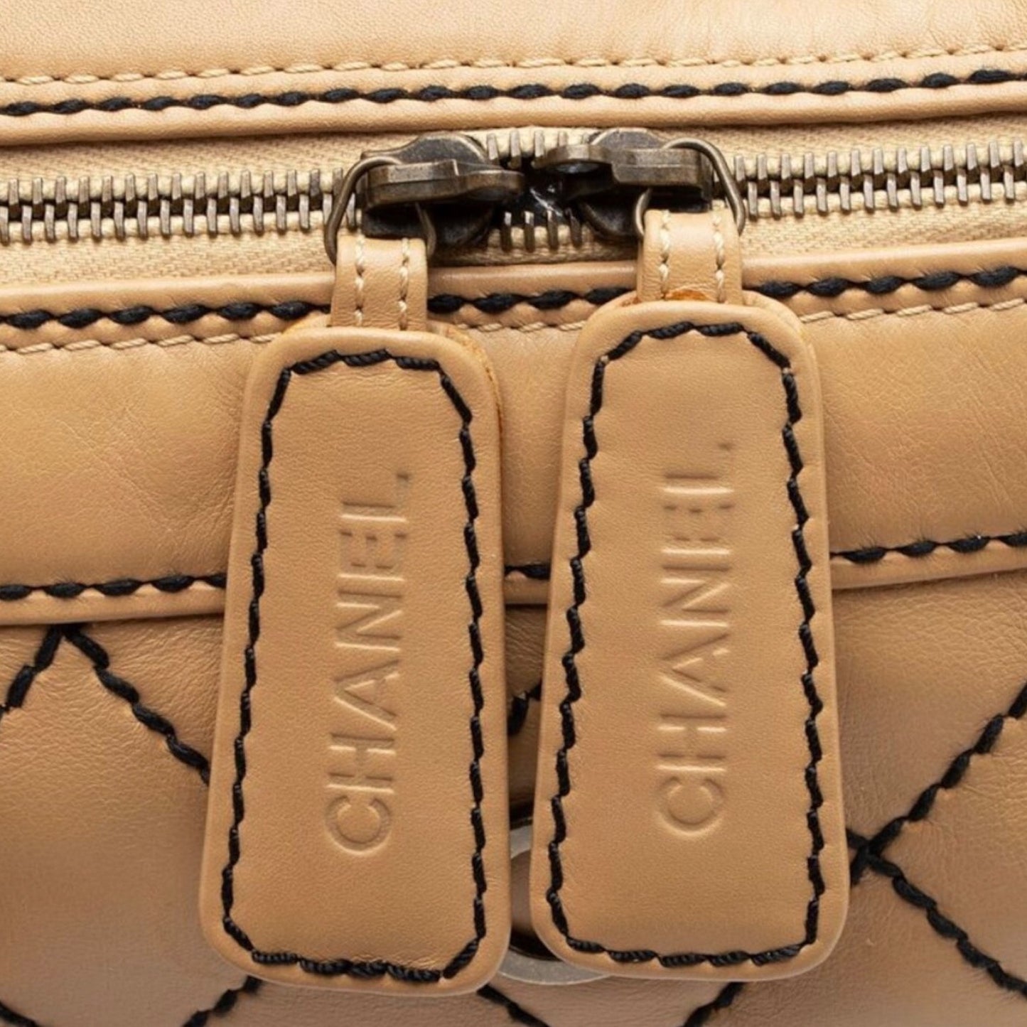 CHANEL Stitched Bowler Duffel